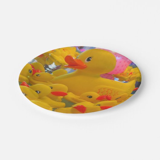 Assiettes En Carton Canards en caoutchouc (Angle)