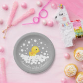 Assiettes En Carton Canards en caoutchouc cuits Baby shower 7" Plaque (Fête)