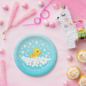 Assiettes En Carton Canards en caoutchouc cuits Baby shower 7" Plaque (Fête)
