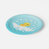 Assiettes En Carton Canards en caoutchouc cuits Baby shower 7" Plaque (Angle)