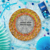 Assiettes En Carton Canards en caoutchouc Personnalisé Photo Anniversa (Fête)