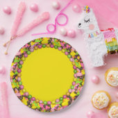Assiettes En Carton Canards-n-points-style-2-PLAQUE 3 (Fête)