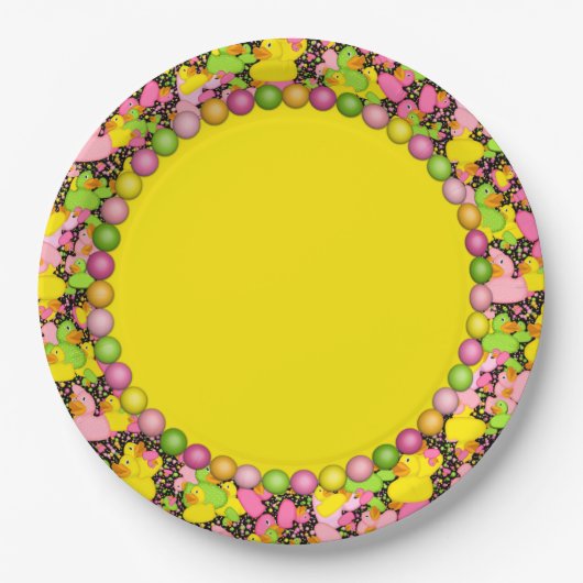 Assiettes En Carton Canards-n-points-style-2-PLAQUE 3 (Devant)