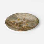 Assiettes En Carton Canards - Plaques de papier rond (Angle)