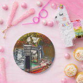 ASSIETTES EN CARTON CANAUX (Fête)