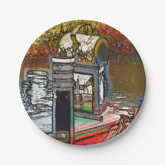 ASSIETTES EN CARTON CANAUX (Devant)