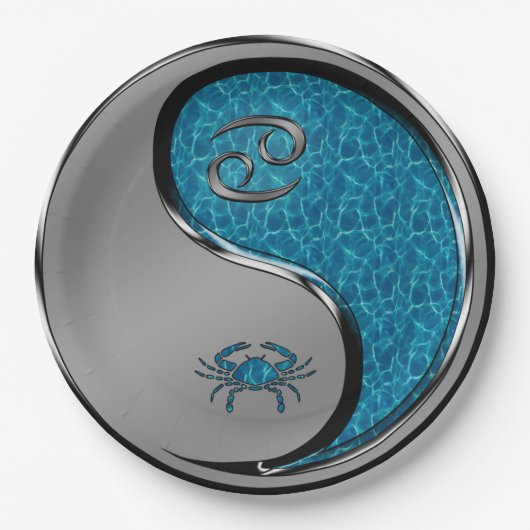 Assiettes En Carton Cancer the Crab (Devant)