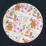 Assiettes En Carton Candy crème glacée mignonne Donut Candyland Annive<br><div class="desc">Cute Sweet Celebration Candyland Anniversaire de enfant serviettes</div>