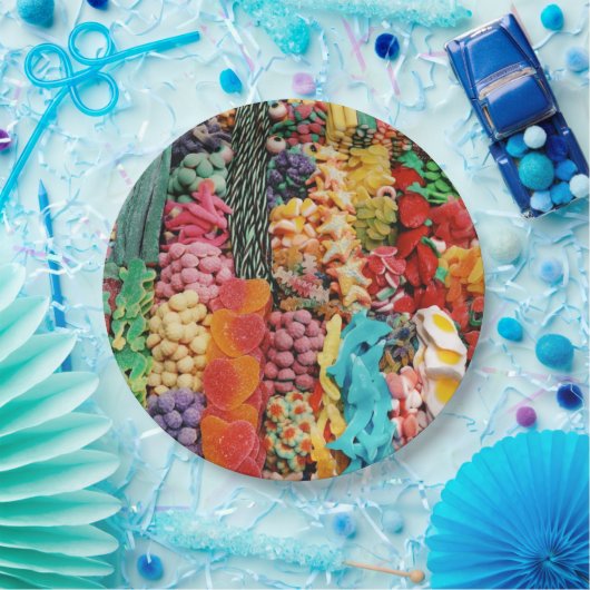 Assiettes En Carton CANDY Lover (Fête)