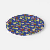 Assiettes En Carton Candy pattern | Lollies 2 (Angle)