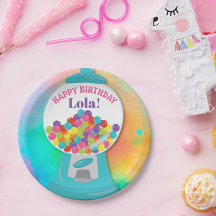 Candy Theme Fille colorée arc-en-ciel anniversaire