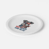 Assiettes En Carton Cane Corso  (Angle)