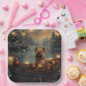 Assiettes En Carton Cane Corso Noël Festive Voyage (Fête)