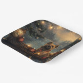 Assiettes En Carton Cane Corso Noël Festive Voyage (Angulaire)