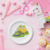 Assiettes En Carton Canetons (Fête)