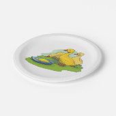 Assiettes En Carton Canetons (Angle)