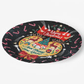 Assiettes En Carton Canettes de Noël (Angle)