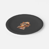 Assiettes En Carton Caniche (Angle)