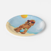 Assiettes En Carton Canicule d'été (Angle)