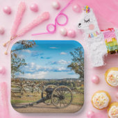 Assiettes En Carton Canons à Gettysburg (Fête)