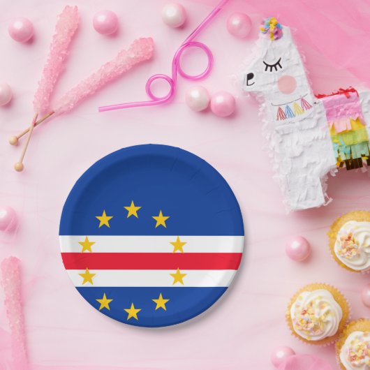 Assiettes En Carton Cap-Vert (Fête)