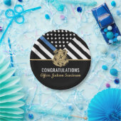 Assiettes En Carton Capitaine Sheriff de l'application de la loi de re (Fête)