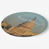 Assiettes En Carton Capitol à Noël Washington DC Holiday (Angle)