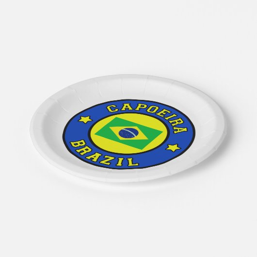 Assiettes En Carton Capoeira (Angle)