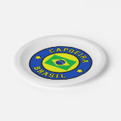 Assiettes En Carton Capoeira Brasil (Angle)