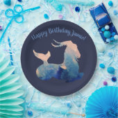 Assiettes En Carton Capricorne, Anniversaire Plaques de papier personn (Fête)