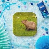Assiettes En Carton Capybara (Fête)