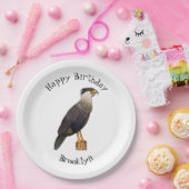 Assiettes En Carton Caracara en berceau dessin animé (Fête)