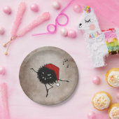 Assiettes En Carton Caractère de Noël mal Déplaisant mignon (Fête)