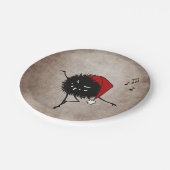 Assiettes En Carton Caractère de Noël mal Déplaisant mignon (Angle)