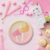 Assiettes En Carton Caractère Popsicles (Fête)