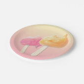 Assiettes En Carton Caractère Popsicles (Angle)