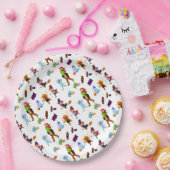 Assiettes En Carton Caractères Halloween mignons (Fête)