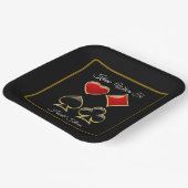 Assiettes En Carton Card Shark Poker Party  (Angulaire)