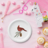 Assiettes En Carton Cardinal (Fête)