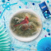 Assiettes En Carton Cardinal (Fête)