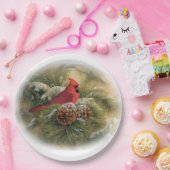 Assiettes En Carton Cardinal (Fête)