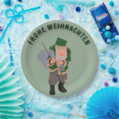 Assiettes En Carton Caricature Belsnickel Noël personnalisé (Fête)