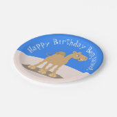 Assiettes En Carton Caricature d'anniversaire personnalisée pour le jo (Angle)