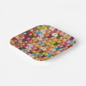 Assiettes En Carton Caricature de l'ours en peluche (Angulaire)