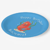 Assiettes En Carton Caricature d'hippocampe pygmée (Angle)