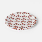 Assiettes En Carton caricature écrevisse (Angle)