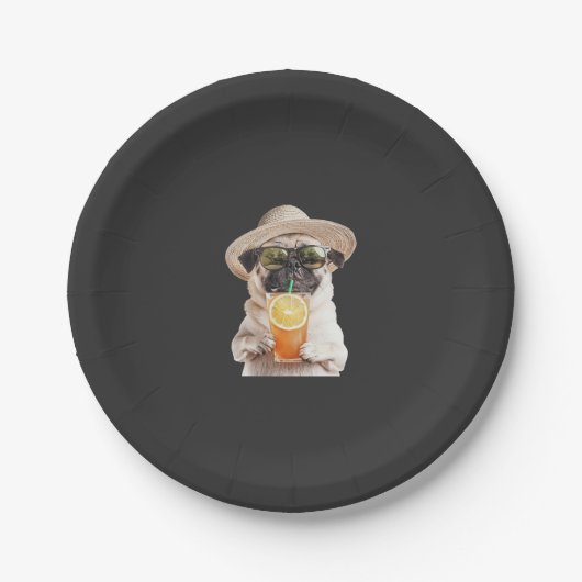 Assiettes En Carton Carlin (Devant)