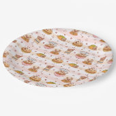 Assiettes En Carton Carlin Bon Appetit Hamburger Taco Food (Angle)