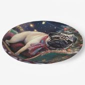 Assiettes En Carton Carlin Noël Festive Saison (Angle)