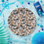 Assiettes En Carton Carlins mignons (Fête)